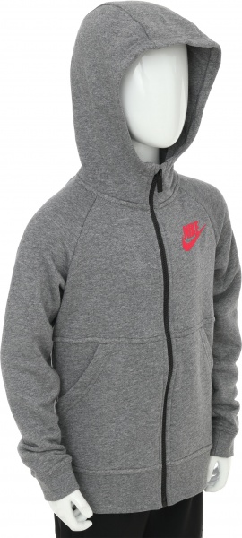 Джемпер Nike G NSW MDRN HOODIE FZ GFX 806212-094 р. XL сірий