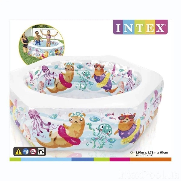 Бассейн надувной Intex Океанский риф 2х2 м