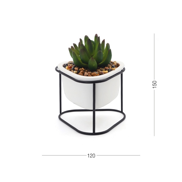 Декорация DH-FLOWERS-17 GREEN/WHITE