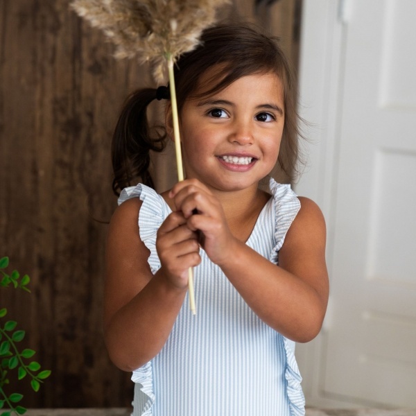 Купальник для девочек Koko Noko р.98–104 голубой T46929-37 