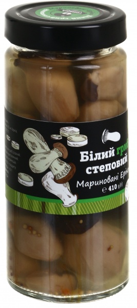Грибы маринованные Белый гриб степной (еринги) 400 г