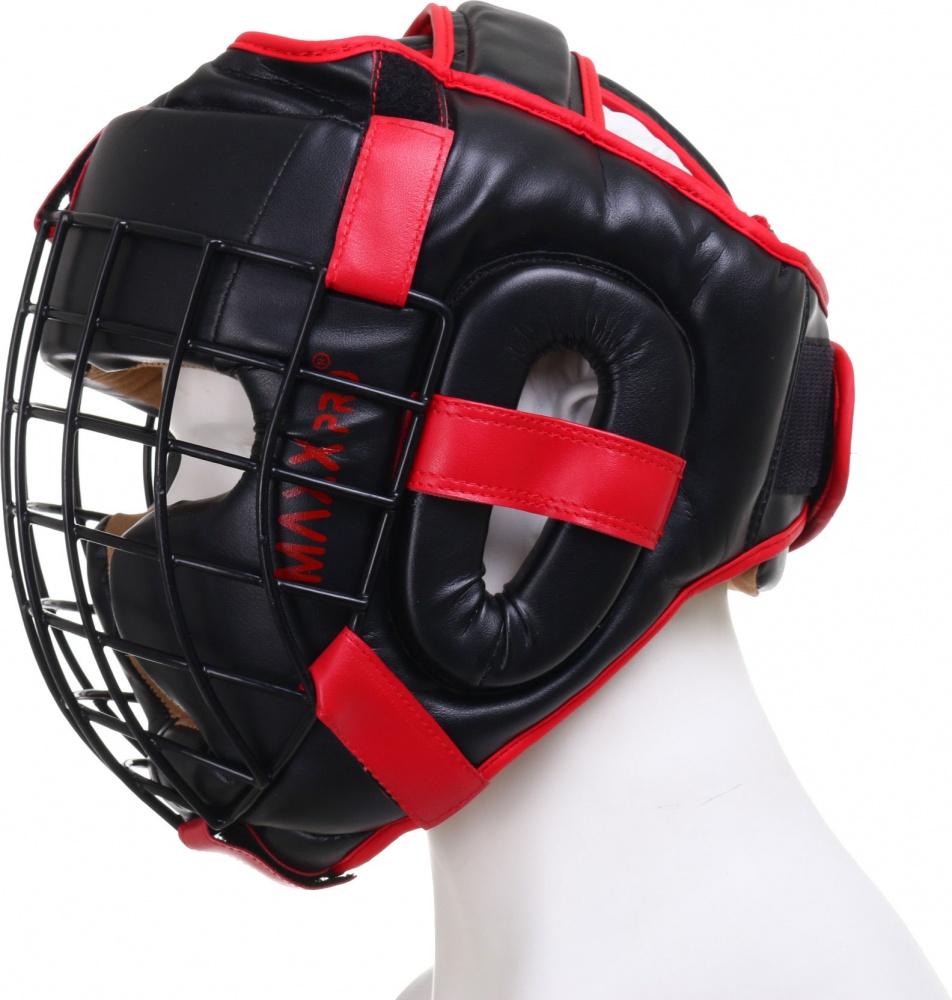 Шлем боксерский MaxxPro р. L AHG-750 Red vynil L красный