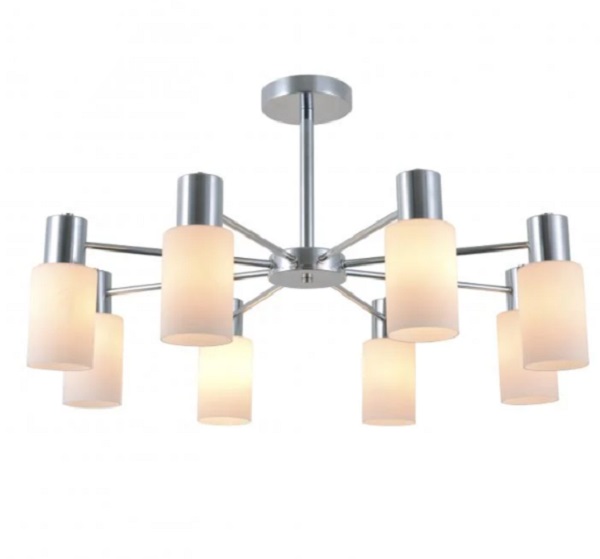 Люстра Miorro Estetica металл/стекло 8x40 Вт E14 хром 51-311-038