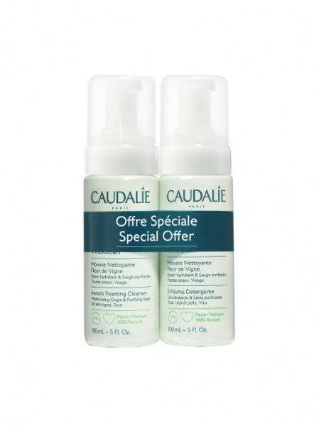 Набір унісекс Caudalie Vinoclean Instant Foaming Cleanser (150 мл + 150 мл)