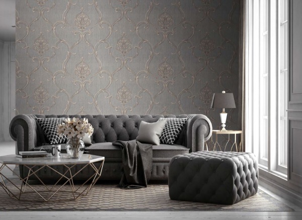 Шпалери вінілові на флізеліновій основі Vinil Венсан декор PVIP 6-1571 1,06x10,05 м 