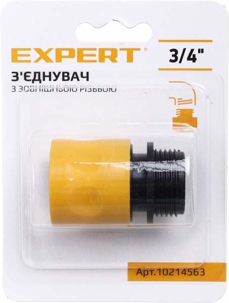 Соединитель Expert DY8112 3/4’’ с внешней резьбой