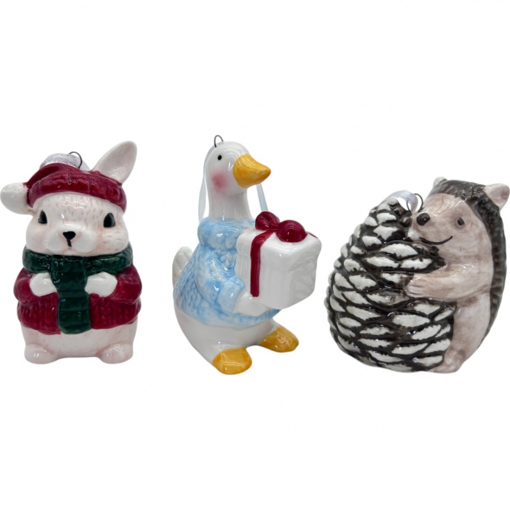 Сувенир новогодний Zhongyang Economic зверек 5x7 см в ассортименте ZY25001