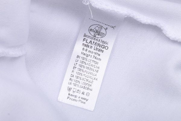 Комбинезон детский Фламинго р.74 белый 494-212 