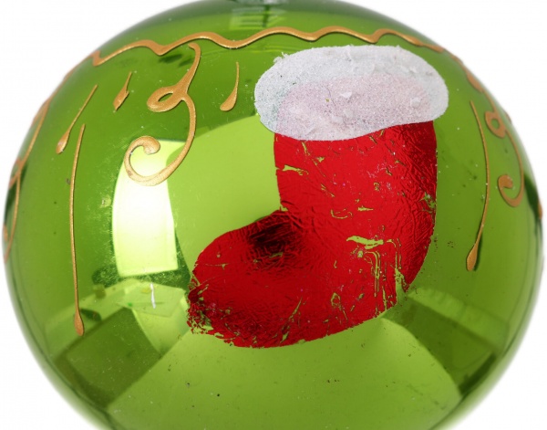 Шар новогодний мульти d 80 мм в ассортименте