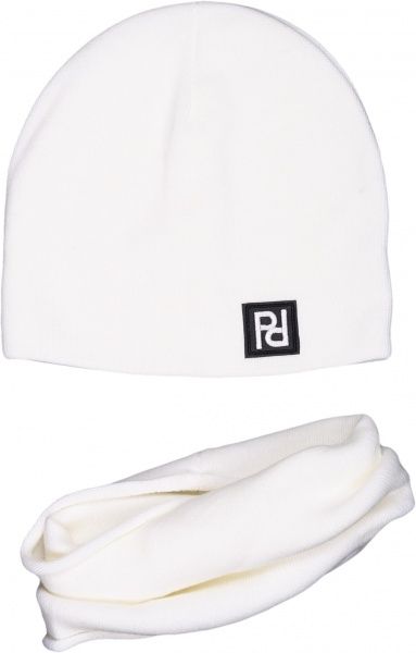 Комплект шапка + снуд унисекс Pompona р.52-54 белый 20 Z P 95 k 