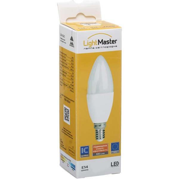 Лампа LED LightMaster LB-620 C37 8 Вт E14 4000K 2 шт