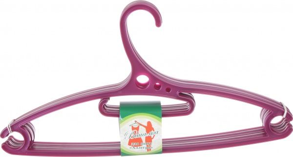 Набор вешалок Прайд цветные в ассортименте 44 см 5 шт. 