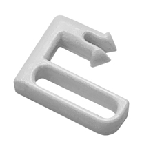 Крепеж мини Rollotex Кольцо заглушки нижней планки 1 шт. белая 