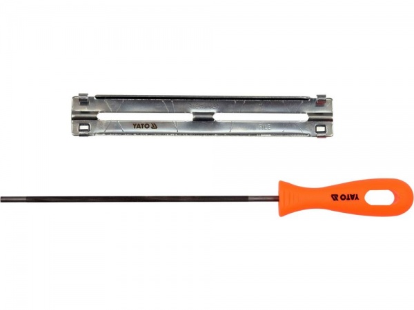 Направляющая с напильником YATO для заточки цепей YT-85030