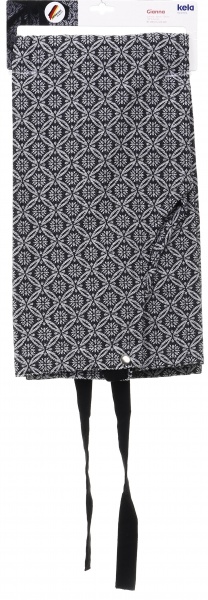Фартух Gianna чорно-білий з візерунком 80x67 (12776) Kela