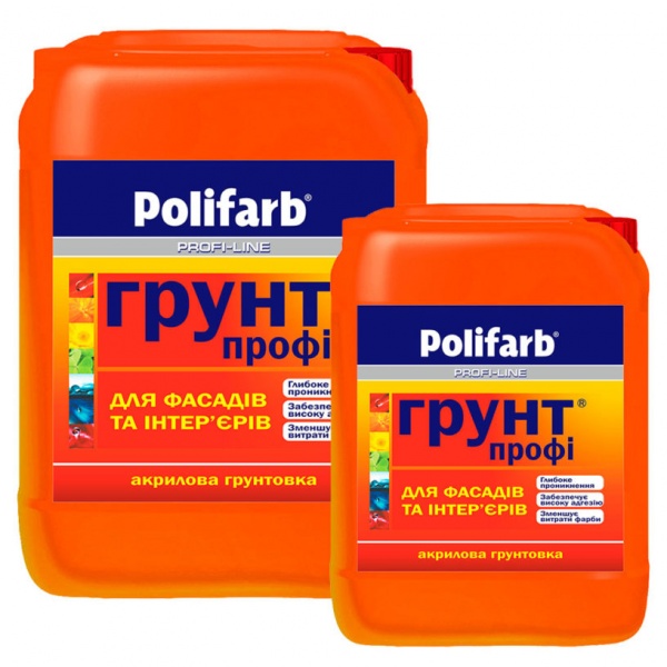 Грунтовка глубокопроникающая Polifarb Профи-Грунт 10 л 