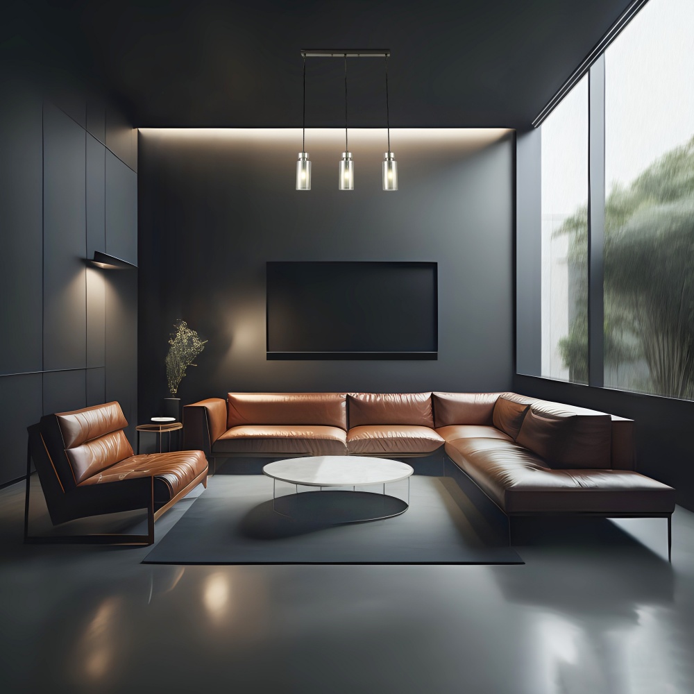 Люстра Miorro Leone металл/стекло 3x40 Вт E14 черный 51-311-074