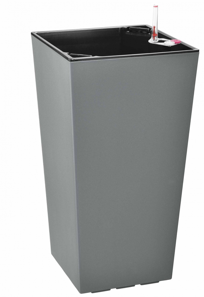 Вазон пластик ELISE 20 см квадратный stone 4,9 л Plastkon (238665)