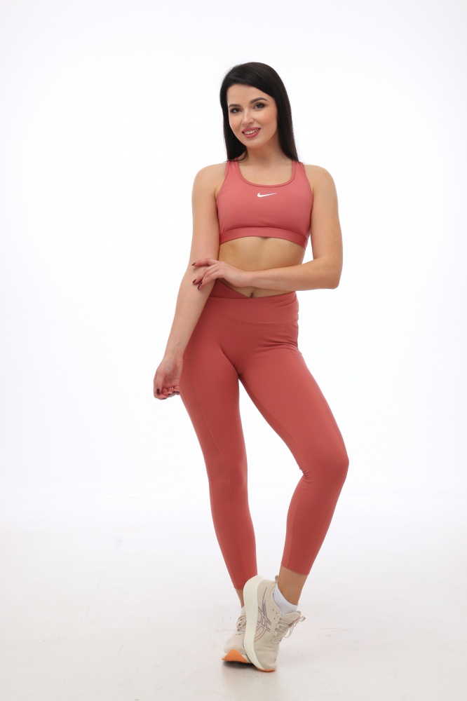 Бра Nike W NK SWSH MED SPT BRA DX6821-634 р.XS рожевий