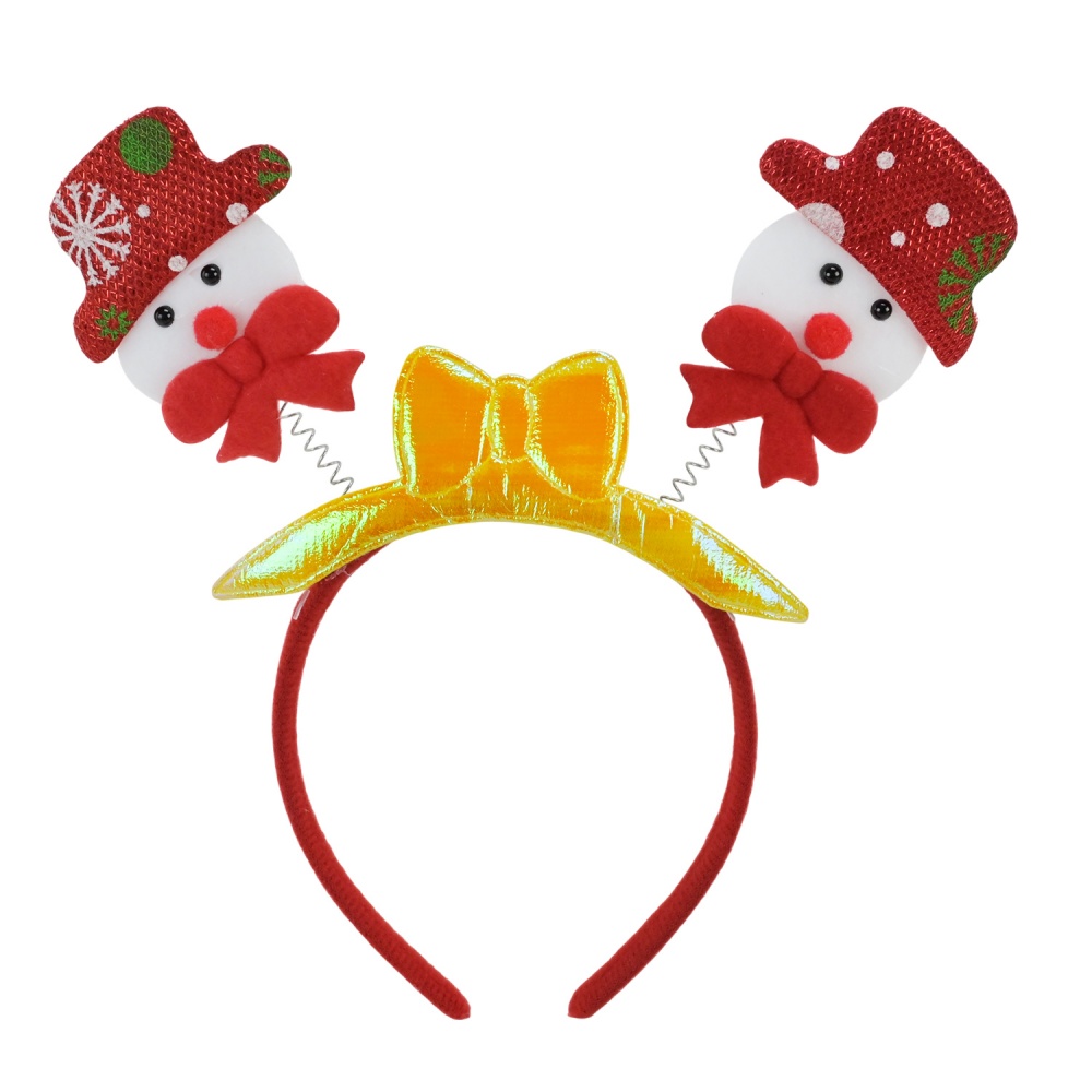 Аксессуар для карнавала Shantou Обруч с снеговиками новогодний в ассортименте