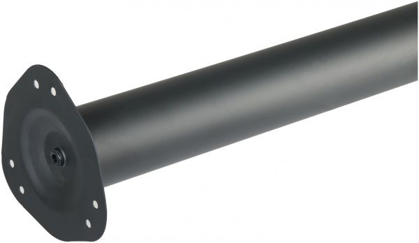 Мебельная ножка DC d60x710 мм черная с креплением 