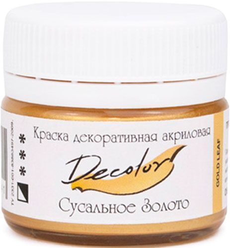 Акрил для декору Сусальне Золото 500 мл Деколор ТАИР