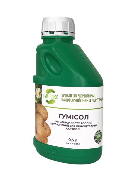 Стимулятор роста и развития растений Гуміплюс Гумисол для картофеля 0,5 л