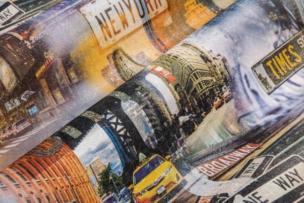 Шпалери вінілові на флізеліновій основі MEGAPOLIS 9182-14 1,06x10,05 м 