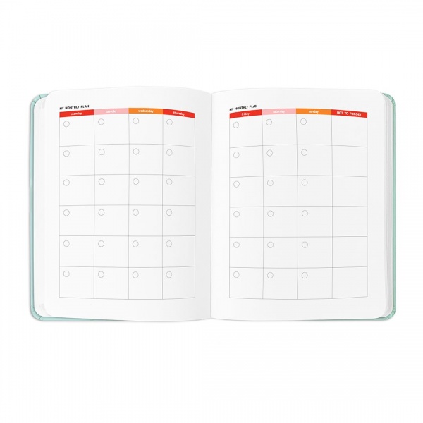 Планер I Have A Super Duper Plan Turquoise Orner