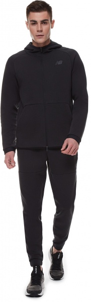 Джемпер New Balance R.W.TECH FLEECE FULL ZIP MJ21178BK р.M чорний