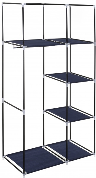 Гардероб текстильний Flowers з кишенями 1600х880х450 мм мульті