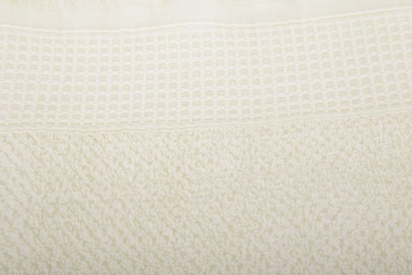 Полотенце Комби махровое 70x140 см молочный Simi 