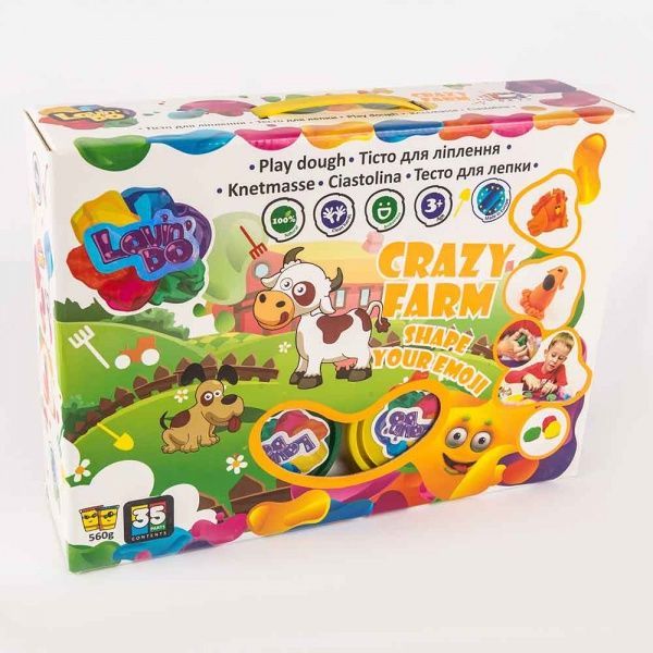 Ігровий набір OKTO Crazy Farm 560 г 11008