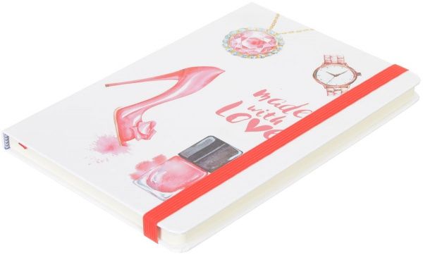 Книга для записей А5 Made with Love, фэшн
