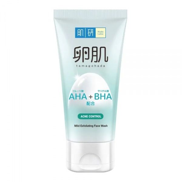 Пенка для умывания HADA LABO AHA+BHA Tamagohada Acne Control Face Wash против акне 130 мл