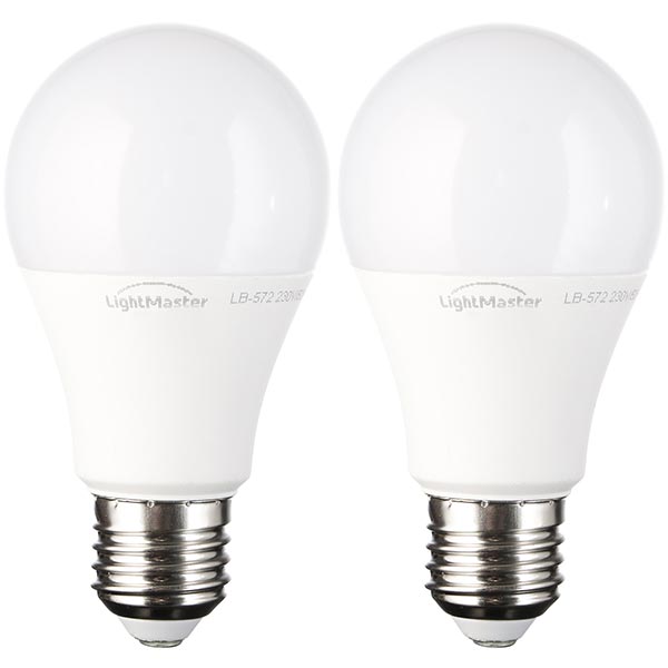 Лампа LED LightMaster LB-572 A60 12 Вт E27 2700K 2 шт