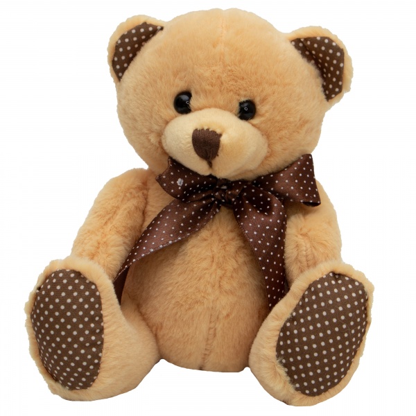 М'яка іграшка Девілон Ведмідь світло-коричневий 15 см 395759