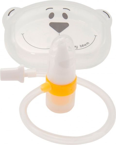 Аспиратор Baby Team с трубочкой 0+ (7003)