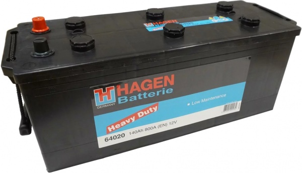 Акумулятор автомобільний EXIDE 6СТ-140 (64020) 140Ah 800A 12V «+» ліворуч