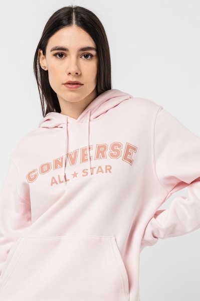 Джемпер Converse CLASSIC FIT ALL STAR SINGLE SCREEN PRINT HOODIE BB 10025411-188 р. XS розовый