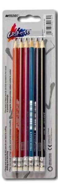 Карандаш графитный Grip-Rite 9001EM-6BL