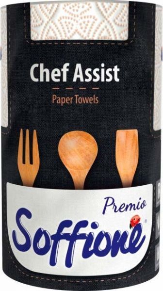 Паперові рушники Soffipro Chef Assist тришаровий 1 шт.
