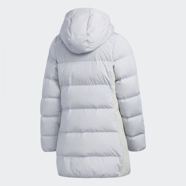 Куртка Adidas YG J LONG DOWN EH4175 170 сірий