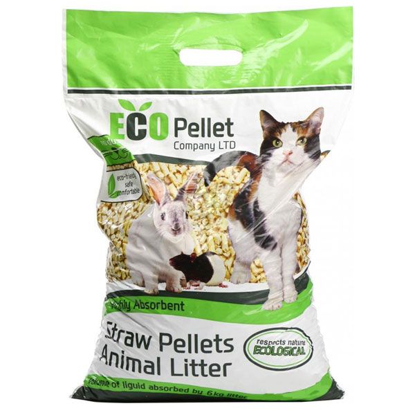 Наполнитель для туалета Eco Pellets Straw pellets animal litter 3 кг