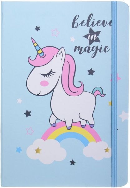 Книга для нотаток Unicorn on the rainbow А5 80 аркушів