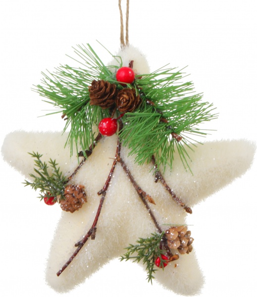 Декоративна підвіска Зірка 13 см 13 см EPI-F90484