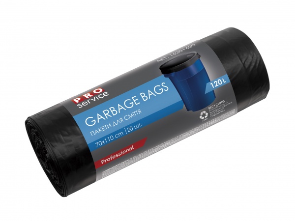 Мешки для бытового мусора PROservice стандартные 160 л 20 шт. (4823071615760)