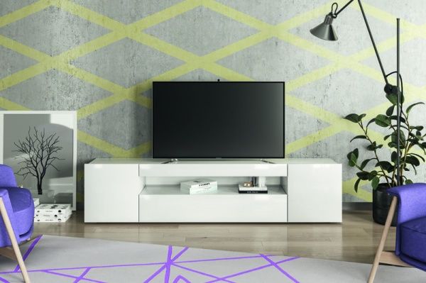 Тумба під ТВ LasCavo Лоренцо 2 білий