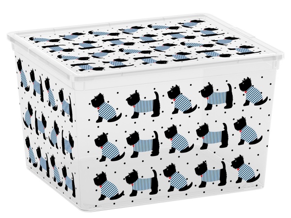 Ящик для зберігання KIS 241693 Cute Animals Cube 27 л 250x340x400 мм