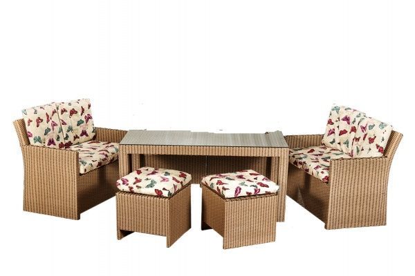 Комплект мебели Прованс Макси бежево-коричневый 